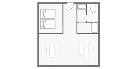 間取り図｜メルキュール鳥取大山リゾート＆スパ